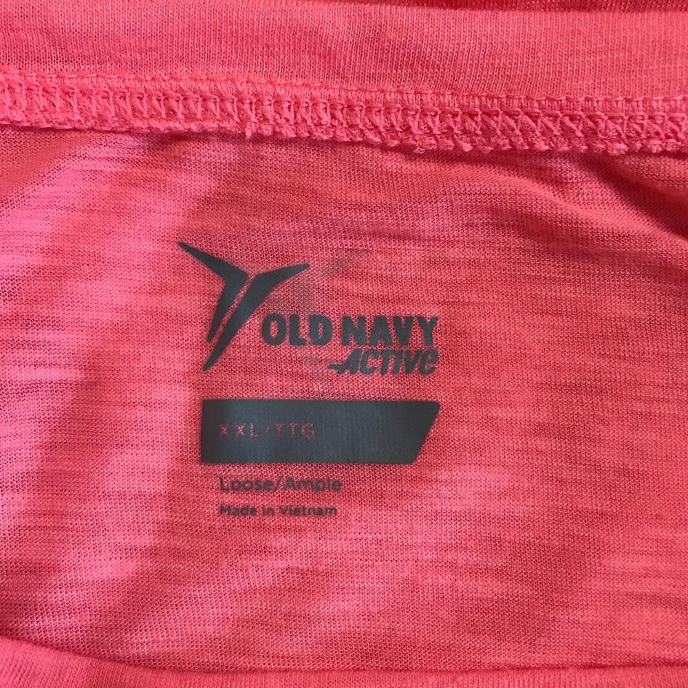 Old Navy Neon Pink Side Tie Lightweight Top XXL - Picture 6 of 8